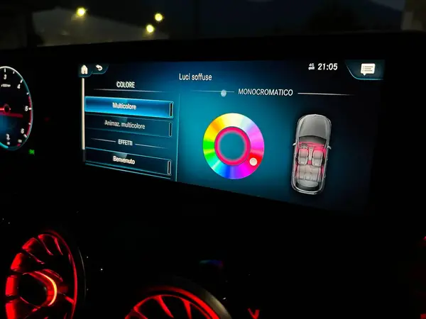 Mercedes-Benz Classe A - CLA W177 - C118 — installazione Ambient Light a 64 colori, foto 9 di 9
