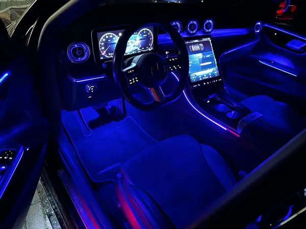Mercedes-Benz Classe C W206 · GLC X254 — installazione Ambient Light a 64 colori, foto 6 di 12